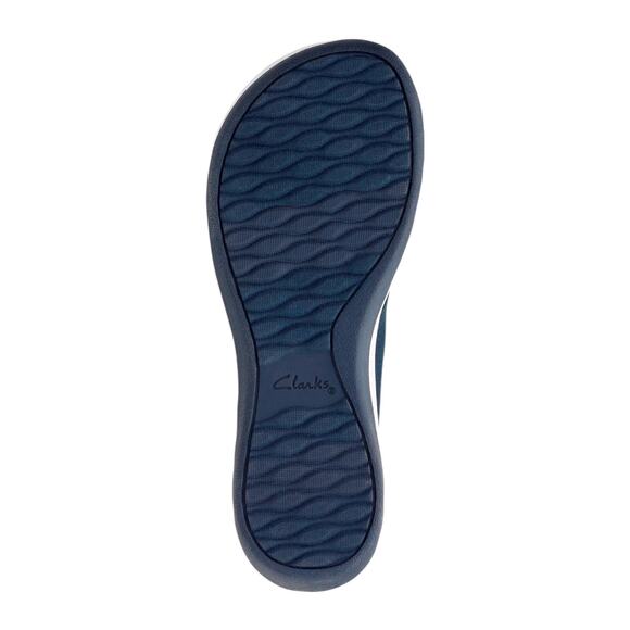 Clarks Women's Cloudsteppers Arla Glison Flip Flip Thong Sandals Blue Size 10 - Picture 5 of 5